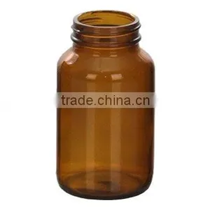 Amber Used Glass Bottle 200mlPSS thumbnail-1