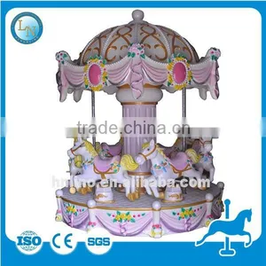 Christmas Mini Cute Musical Carnival Rides Merry Go Round for Kids thumbnail-1