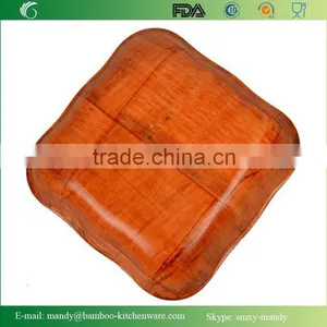 W622 Wooden Woven Snack Bowl, Woven Salad Bowl thumbnail-3
