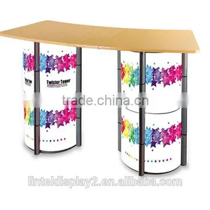 Portable Aluminum Twist Tower Display Table thumbnail-1