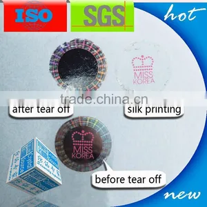 3d Anti-tamper Waterproof Foil Security Label thumbnail-5