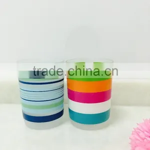 Rainbow Colourful Bathroom Plastic Cup thumbnail-1
