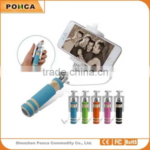 Most Popular Folding Aluminum Alloy Rod Selfie Stick ,Gift Giving Best Choice thumbnail-1
