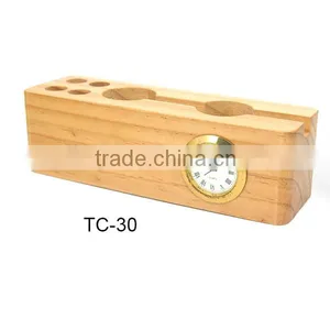 Quartz Wooden Table Clock Souvenirs Clock Gifts thumbnail-3