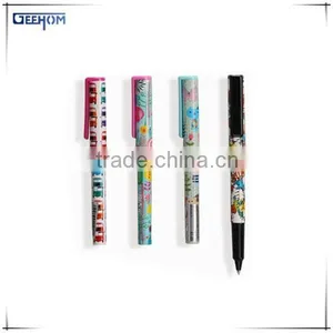 School Supplies Cheap Cartoon Printed Plastic Ballpoint Pen thumbnail-2