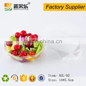 Custom Design Disposable Plastic Salad Box With Lid thumbnail-3