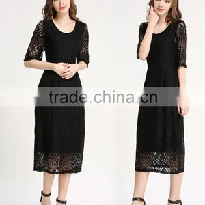 Elegant Lace Breastfeeding Party Dress Maternity Clothes Fashionable thumbnail-2