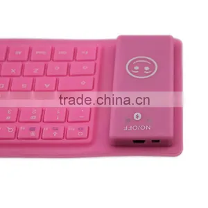 88 Keys Multimedia Silicone Rubber Bluetooth 3.0 Keyboard thumbnail-3