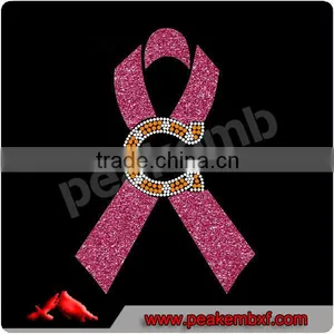 New Design Iron On Ribbon Rhinestone Applique Glitter Colts Motif thumbnail-1