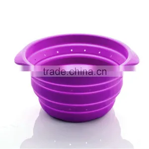 Travel Camping Household Silicone Collapsible Strainer thumbnail-2