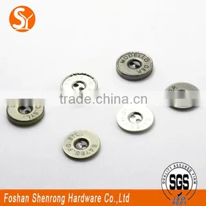 Custom Sewing Metal Buttons Magnetic Material for Shirts 18 mm Diameter and 3 mm Thickness thumbnail-6