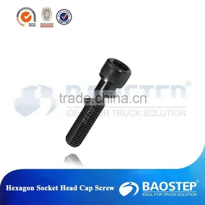 Grade Black Hex Cap Hexagon Socket Pan Head Screw Fastener thumbnail-1