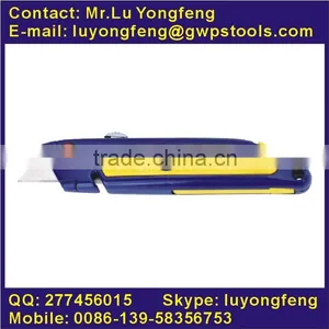 Zinc Alloy Heavy Duty Utility Knife With Rubber Grip thumbnail-1