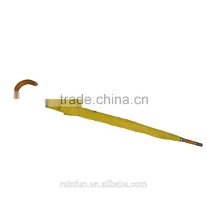 Long Straight Wooden Handle Umbrella for Sale thumbnail-5