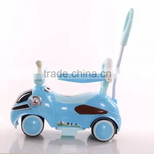 Pretty Pink Blue Color Kids Eletric Mini Car Toys With Two Silicon Swing Wheels thumbnail-5