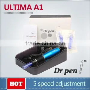 2016 Blue Wireless Derma Pen Dr Pen Microneedle Dermapen Rechargeable Dr Pen thumbnail-4