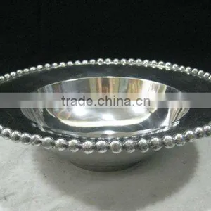 Polished Aluminum Dish thumbnail-1