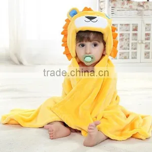 Animal Leopar Fretted Printed Bathrobe for Kids thumbnail-4