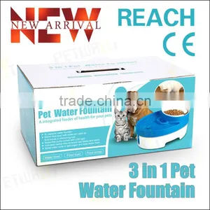 Newest 3 in 1 Featured Dog Drinking Water Fountain thumbnail-4
