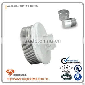 British Standard Pipe Fitting Baked Galvanized Plug thumbnail-2