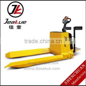 CE ISO High Quality 1.5T Scroll Full Electric Pallet Truck thumbnail-1