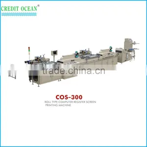 COS300 6 Colors Professional Roll Type Automatic Silk Fabric Screen Printing Machine thumbnail-1