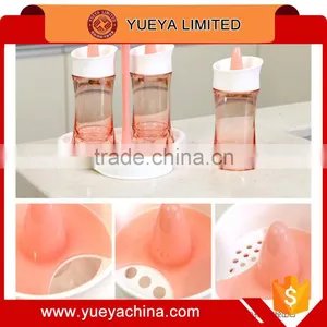 3 Pcs Set-red Rotatable Kitchen Spice Container Bottle thumbnail-4