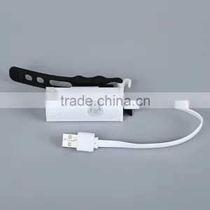Bike Bicycle Light Water Resistant Rechargeable Mountain Bike Front Light With USB Changer for Night Cycling thumbnail-5