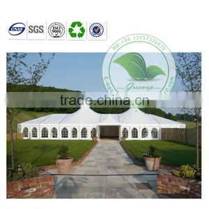 White Pvc Elegent Marquee Combination Event Tent thumbnail-1