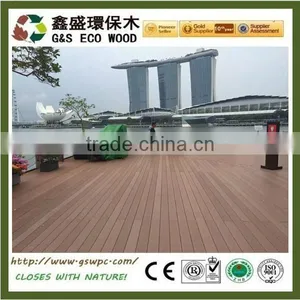 Cheap Price Composite Decking Floor Outside Balcony Anti-slip Wpc Decking Solid thumbnail-1