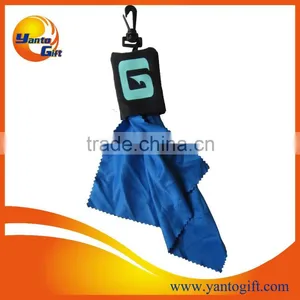 Custom Logo Print Lens Cloth Keychain for Promotion thumbnail-1