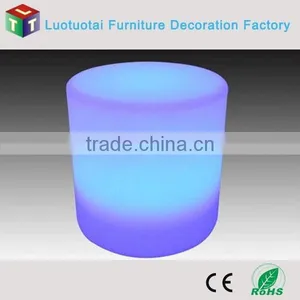 LED Home Furniture L40*W40*H40 Lighting Led Round Shaped Stool Chair thumbnail-2