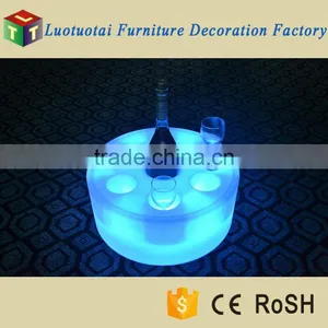 Factory Sale Plastic Waterproof Champagne Led Ice Bucket/wine Tray for Outdoor Use thumbnail-2