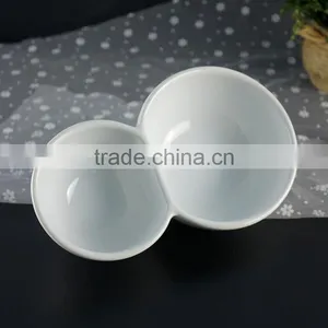 Eco Ware Factory Suppliers Dual Shape Ceramic Dipping Oil Bowls thumbnail-3