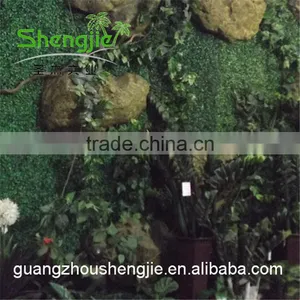SJLJ013441 Wholesale Cheap Artificial Green Wall / Fake Plastic Grass Wall for Wall Decoration thumbnail-2