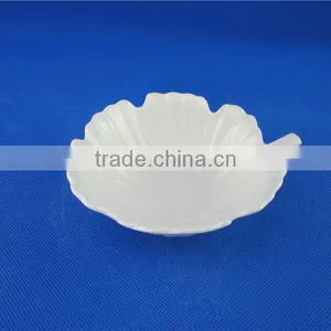 Stock Small White Ceramic Pudding Bowl thumbnail-3
