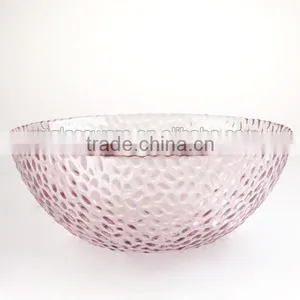 Antique Large Crystal Fruit Salad Bowl thumbnail-3