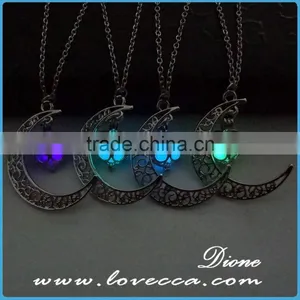 Glowing Necklace New Style Moon Start Pendant Necklace,luminous Necklace thumbnail-1
