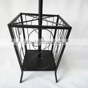 RH-4737 Multifunctional Metal Standing Coat Rack With Umbrella Holder Hat Clothes Coat Rack thumbnail-6