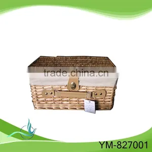 2016 Good Quality And Cheap Square Wicker Picnic Basket thumbnail-1
