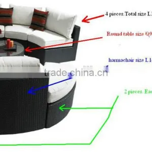 Evensun ESR-22766 Hot Sale Sun Lounger With Cusion and Pillow thumbnail-1