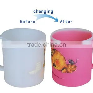Customized Design PS Plastic 10oz Coffee Mug With Color Changing thumbnail-2