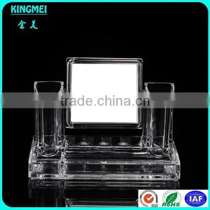 Acrylic Cosmetics Display Stand With Make Up Mirror for Mall Shelf thumbnail-1