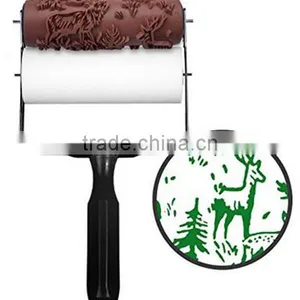 DIY 3D Paint Roller Brush Design Rubber Paint Roller Decorative Paint Roller thumbnail-2