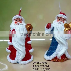 Handmade Non-scented Santa Claus Christmas Candle thumbnail-4