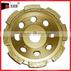 Sintered Single Row Diamond Grinding Cup Wheel thumbnail-1