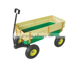 Modle TC1801 Four-wheel Garden Hand Cart Made of Wooden thumbnail-6