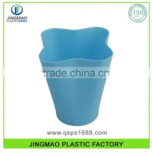 New Design OEM Service Flower Shape Plastic Dustbin thumbnail-1