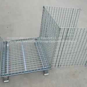 Warehouse Storage Wire Mesh Container Heavy Duty OEM thumbnail-1