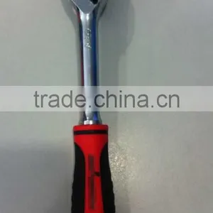 Hand Tools Cr-V Material Ratchet Torque Spanner Bent Comfort Grip Quick Release Wrench thumbnail-2